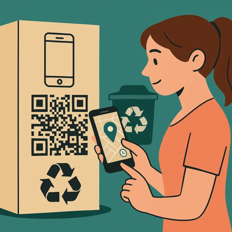 A digitalização da reciclagem: QR codes e apps aproximam cidadãos de pontos de recolha de REEE